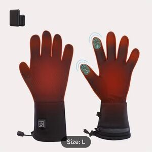 Heated Touchscreen Gloves - With 2Pcs batteries